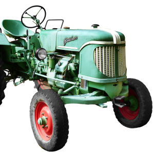 Un vieux tracteur