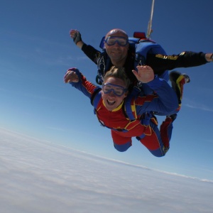 Le saut en parachute